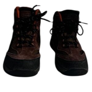 Hi-Tec Brown Waterproof Hiking Kids Boots US 3 EU 34 UK 2 Pre-owned